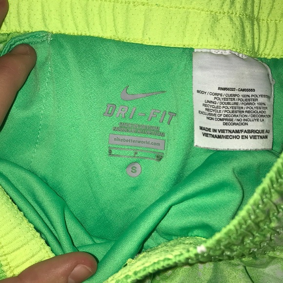 Neon Nike Running Shorts - Picture 3 of 3